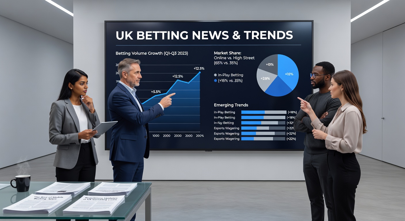 Graph showing upward trend in UK gambling gross gambling yield for Q2 2025, highlighting key sector breakdowns