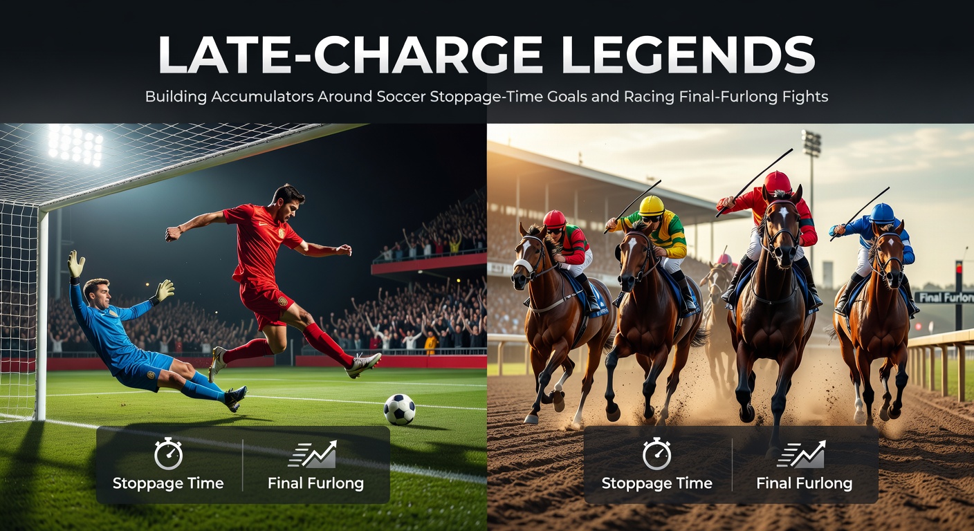 A soccer player celebrates a dramatic stoppage-time goal as the stadium erupts, capturing the thrill of late-match heroics