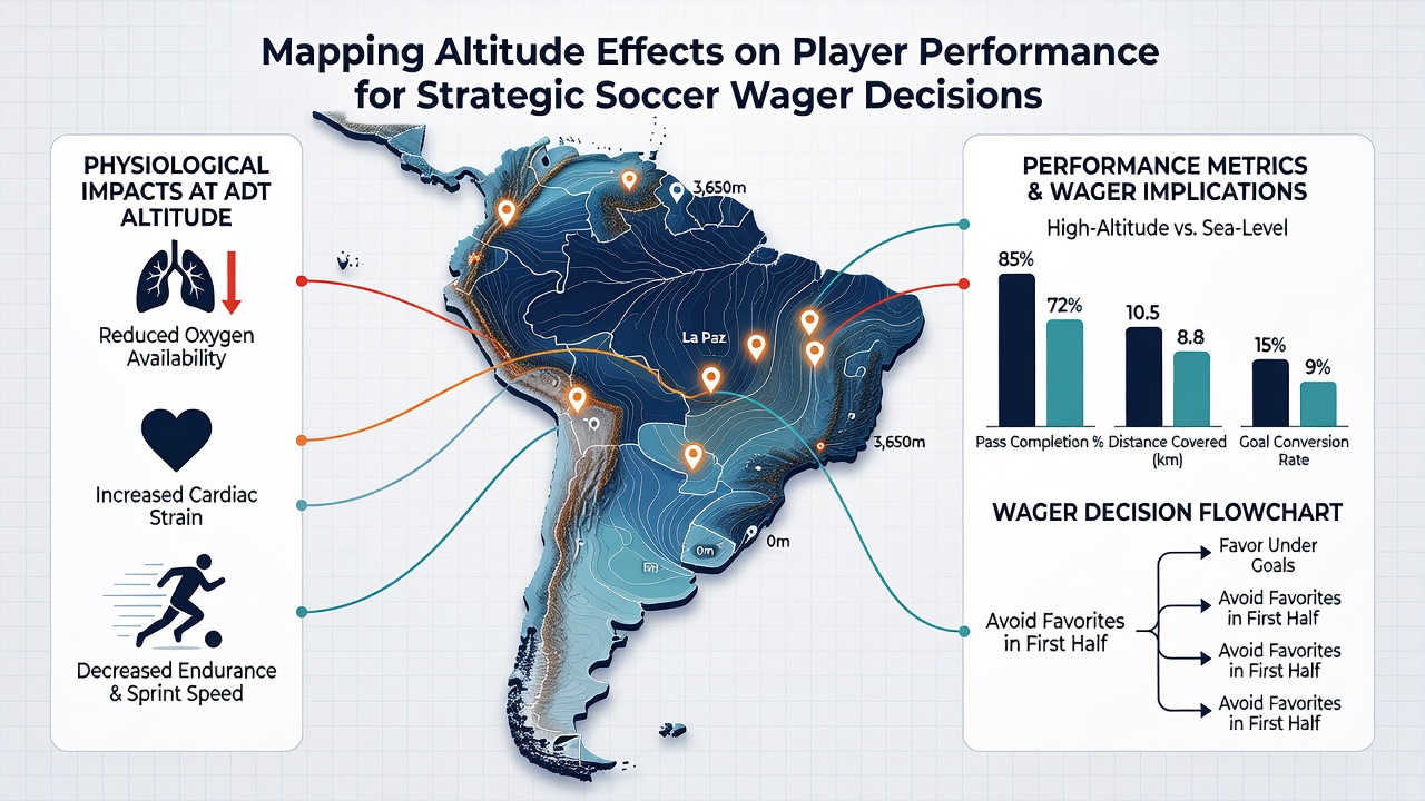 Data visualization chart showing player performance metrics at varying altitudes during soccer matches
