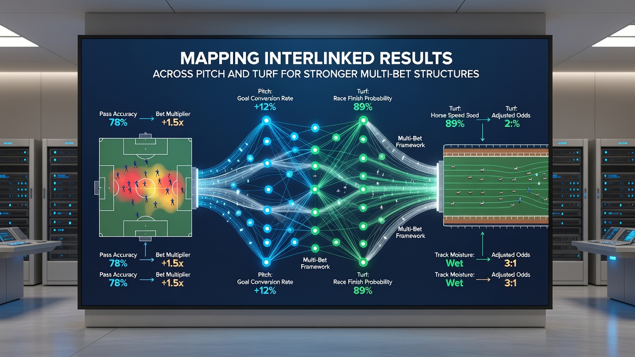 Interactive chart illustrating correlation lines between football goal trends and horse racing speed figures during overlapping competition periods
